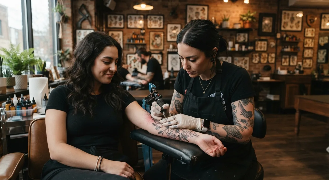 tattoo artist Prescot
